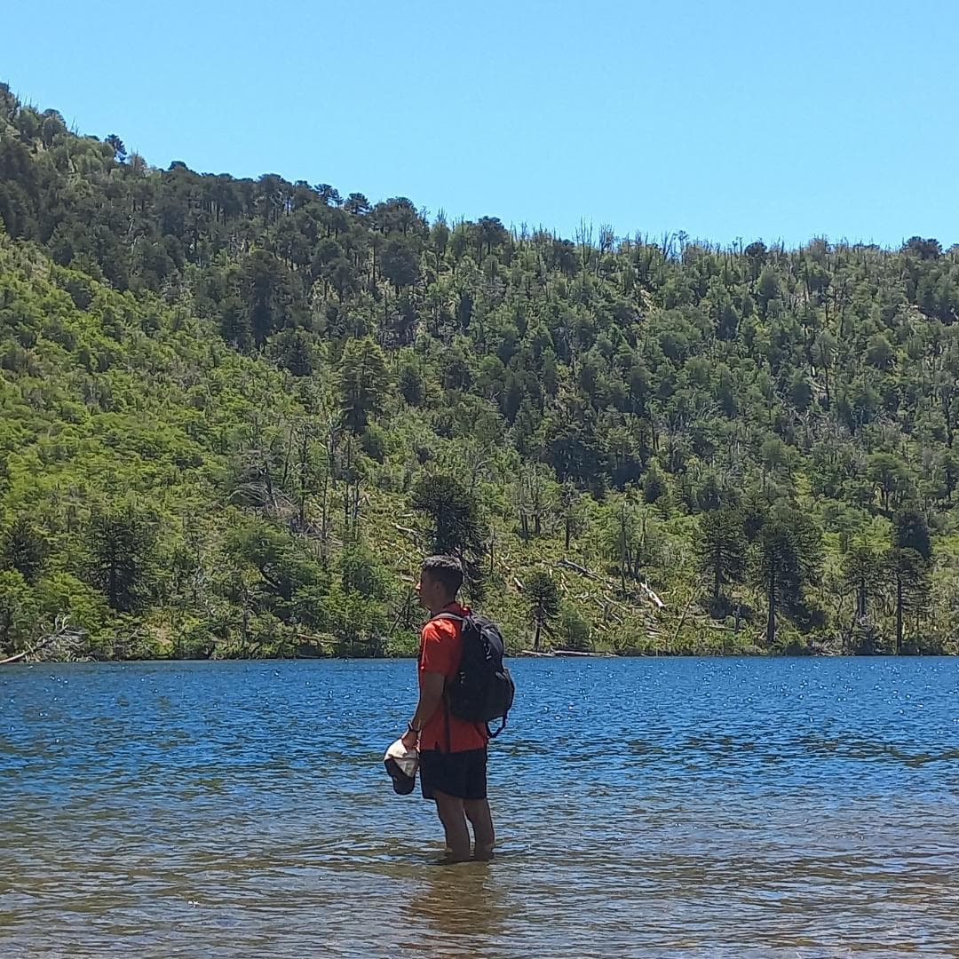 Brian Durand en Villa Pehuenia, Neuquén